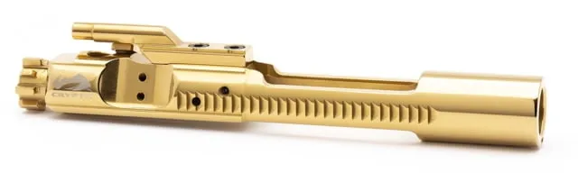 Cryptic Bolt Carrier Group BCG - Complete .223/5.56/.300 AAC Blackout Left Hand Mystic Gold