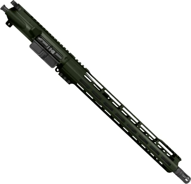 ABC RIFLE COMPANY AR-15 .300 AAC Blackout Complete Build 16in Barrel 15in Lightweight Hybrid M-LOK Handguard Upper Receiver 5/8x24 Nitride Olive Drab