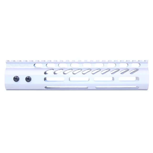 Guntec USA Ultra Lightweight Thin M-LOK System Free Floating Handguard w/Monolithic Top Rail 9in Clear