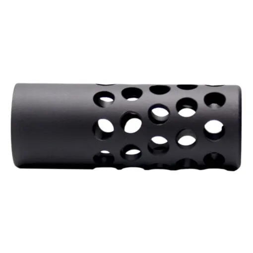 Anarchy Outdoors Titanium Full Port Muzzle Brake TPI Titanium Muzzle Brake Cerakoted Black - 30 Cal. 5/8x24