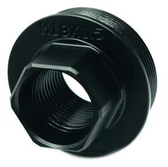 Faxon Stainless Steel Direct Thread to Hub Adapter - M18x1.5