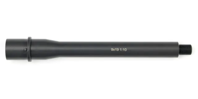 Tactical Kinetics Barrel AR-15 9mm 8.5in Medium Contour Direct Blowback 1-10 Twist Black Nitride