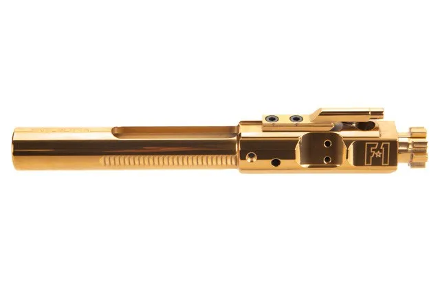 F-1 Firearms 7.62 DuraBolt direct impingement full auto rated AR10 bolt carrier groups BCG-GOLD