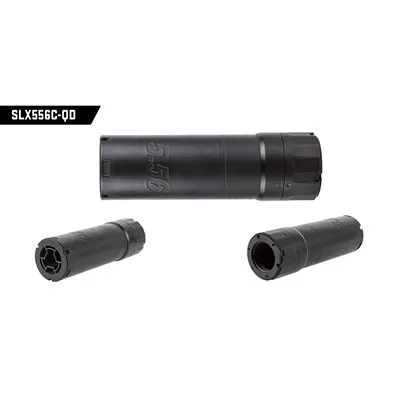 SLX Comp 5.56x45 NATO Inconel Clutch-Lok QD Suppressor BLK