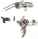 WMD Guns NiB-X AR Platform 2 Stage Trigger Curved 4.5 lb Nickel Silver