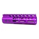 Guntec USA .308 Caliber Ultra Lightweight Thin M-LOK System Free Floating Handguard w/Monolithic Top Rail 7in Anodized Purple