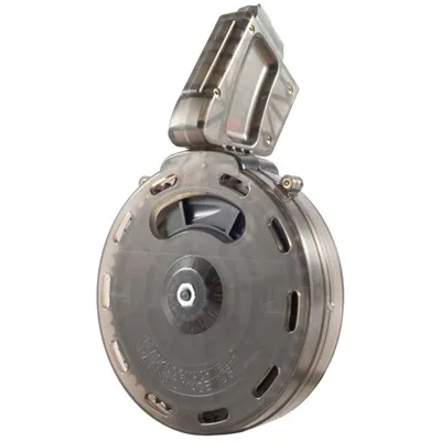 AR-15 Drum Magazine 22lr 50rd Polymer Smoke Gray