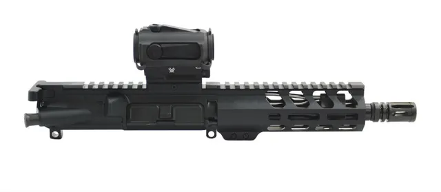 PSA 7" Nitride 5.56 1/7 6" Lightweight M-LOK Upper - With BCG, Charging Handle, & Vortex Sparc - 5165447586