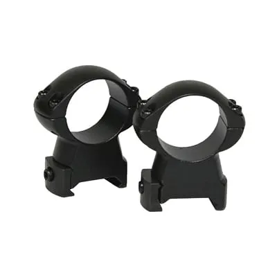 Weaver Grand Slam Extra High Picatinny Compatible 1" Scope Rings, Matte Black