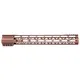 Guntec USA AIR-LOK Series M-LOK Compression Gen 2 Free Floating Handguard w/Monolithic Top Rail 15in Bronze