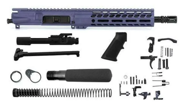 Ghost Firearms Upper Receiver Pistol Lower Parts Kit 7.62X39 10.5in Carbine Light HBAR Barrel 1-10 Twist 9in M-LOK Freefloat Handguard Tac Grape