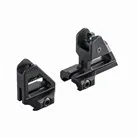 AR-15 Peak Fixed Iron Sight Set Black
