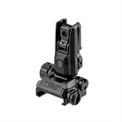 AR-15 Flip-Up Adjustable MBUS Pro LR Rear Sight Black