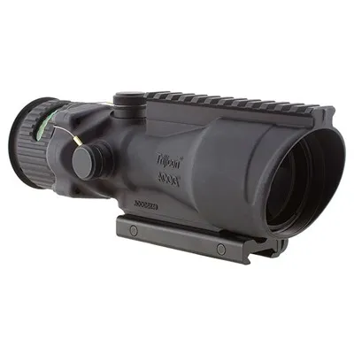 Ta648 ACOG 6x48mm Fixed Grn Chevron 50BMG Reticle Black W/Ta75 Mount