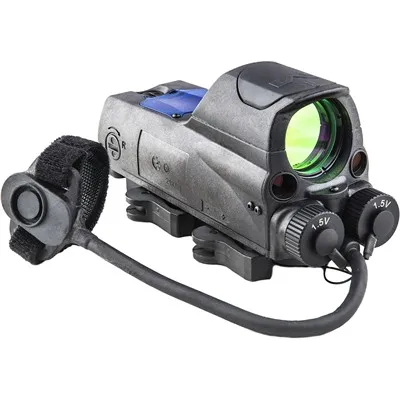Red MOR Pro 4.3 MOA Green Dot/Laser Pointer/IR Reflex Sight BLK