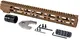 AT3 Tactical SPEAR M-LOK AR-15 Free Float Handguard 15in Length Burnt Bronze