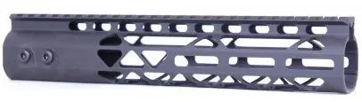 Guntec USA Air Lite M-LOK Free Floating Handguard w/Monolithic Top Rail 10in Black