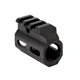 Tiger Rock .750in w/ Top Picatinny Rail Gas Block Black Small