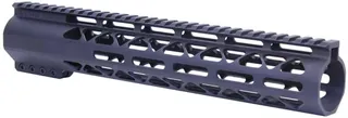 Guntec USA AR-308 12in Air-Lok Series M-LOK Compression Free Floating Handguard w/ Monolithic Top Rail Anodized Black