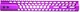 Guntec USA AR-15 15in Air Lite Series Honeycomb M-LOK Free Floating Handguard w/ Monolithic Top Rail Anodized Purple