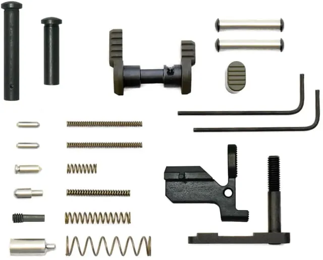 Armaspec AR10 Gun Builders Lower Parts Kit SS/ODGreen