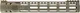 Troy Industries X Series Free Float M-LOK Handguard AR-15 Aluminum Battle Rail FDE 12.5in