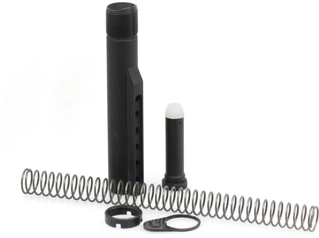 JE Machine Tech AR15 Mil-Spec Buffer Tube Kit Mil-Spec Black PS-BTM COMBO