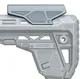 Recover Tactical BRS AR Stock w/Cheek Rest/Compartment/BRS6 AR Mag Holder Black
