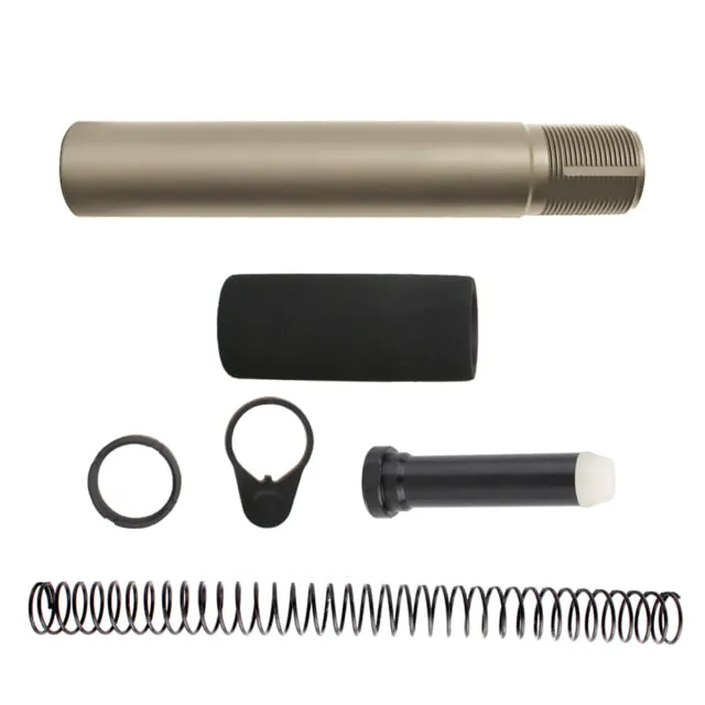 Tiger Rock AR-15 Complete Pistol Buffer Tube Kit Cerakote FDE Medium