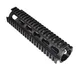 Sniper AR .308 2 Piece Drop-In Quad Rail Handguard 8.75in Triangle End Cap DPMS Low Profile Pattern Mid-Length Black