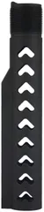 JE Machine Tech DPMS Platform MIL-SPEC Skeletonized Buffer Tube Arrow Pattern Black