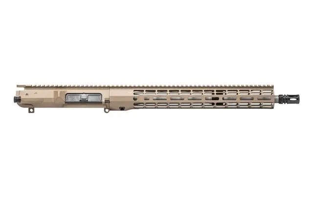 Aero Precision M5 Complete Upper Receiver 16in .308 Mid SS Barrel w/ATLAS R-ONE 15in M-LOK Handguard Anodized Flat Dark Earth