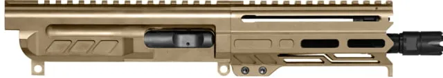 CMMG DISSENT Upper Receiver 9mm 6.5in 1-10 Twist 1/2x28 Thread Zeroed Linear Compensator Coyote Tan