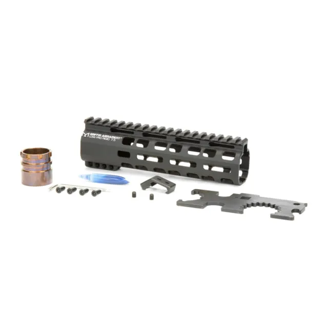 Griffin Armament Low Pro Rigid M-LOK Rail 7.5in Black Large