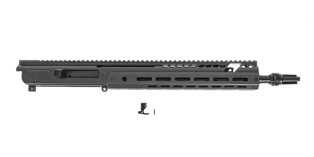 PSA JAKL 14.5" Rifle length Upper Assembly 5.56 NATO 1:7 Nitride w/Knurled CH, BCG ASR Flash Hider, Smoke
