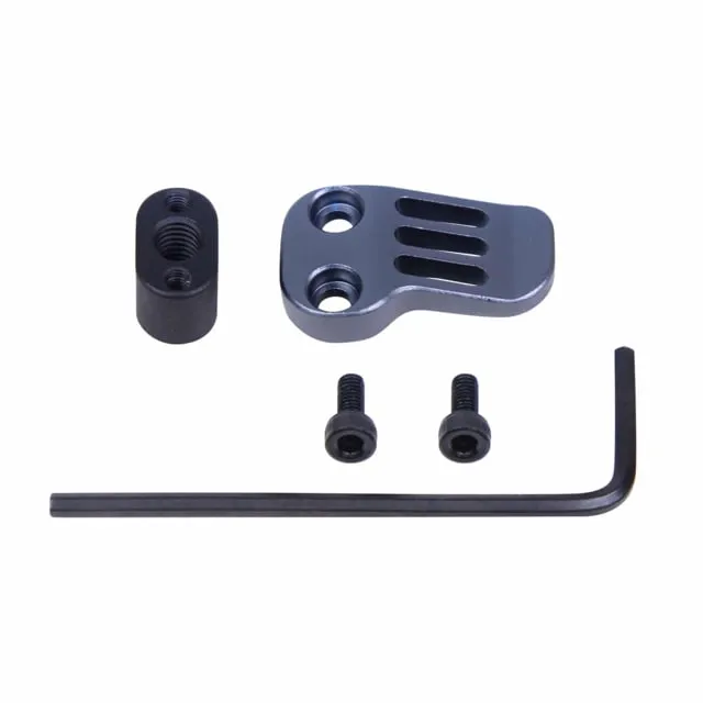 Guntec USA AR-15 / AR-308 Extended Mag Catch Paddle Release Anodized Grey