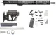Luth-AR 16 in Light Weight 1-7 kit minus Lower Receiver w/coll. Stock KeyMod Black Carbine