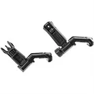 AR-15 Flip-Up MBUS Pro Offset Sight Set Black