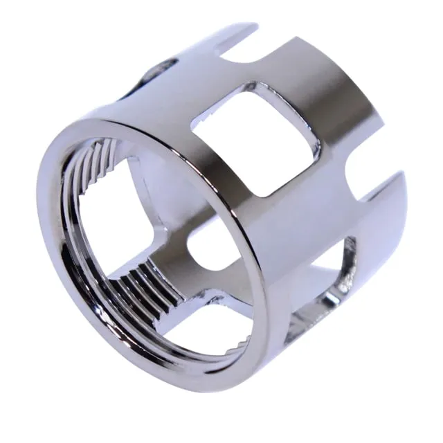 Guntec USA AR-15 Extreme Duty Wide Castle Nut For Car/M4 Buffer Tube Black Chrome