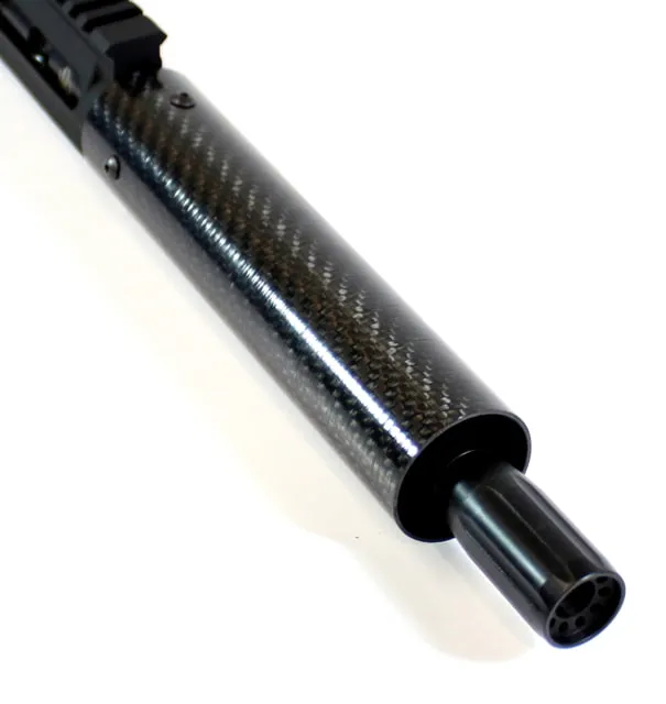 Kaw Valley Precision Slim PCC Carbon Fiber Handguard 7.25in Black Small