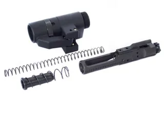 Dead Foot Arms Modified Cycle System .223/.223 Wylde/5.56/.300 BLK DLC Bolt Carrier Group BCG Left Side Folding Stock Adapter Black Anodized