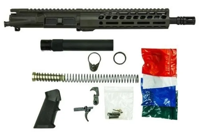 Ghost Firearms Upper Receiver Pistol Lower Parts Kit 7.62X39 10.5in Carbine Light HBAR Barrel 1-10 Twist 9in M-LOK Freefloat Handguard A2 Birdcage