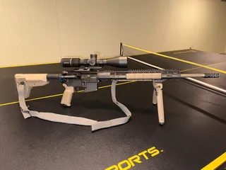 Criterion 20-inch DMR on an Anderson Lower with Burris RT-15