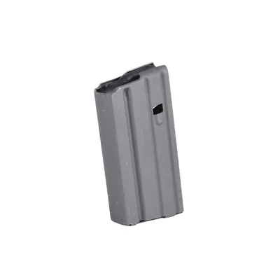 Usgi AR-15 223/5.56mm Straight 20 Round Magazine, Aluminum, Gray