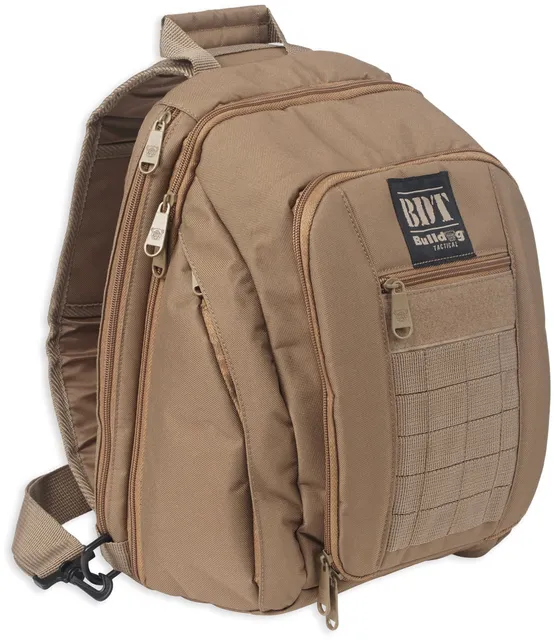 Bulldog Cases BDT Tactical Concealed Carry Sling Pack, Small, Tan