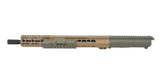 Bilson Arms BA-15FC 338 ARC 16in Forward Complete Upper Assembly Rifle Length 1-8 Twist 5/8-24 TPI FDE/Sniper Green
