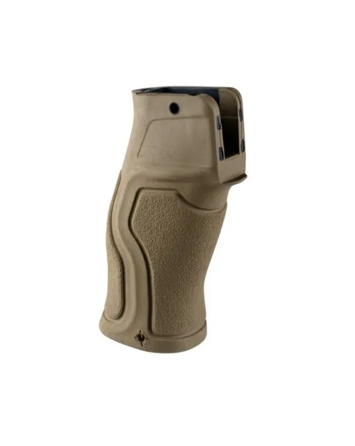 FAB Defense Gradus Flat Beavertail Rubberized Ergonomic AR Pistol Grip FDE NSN N