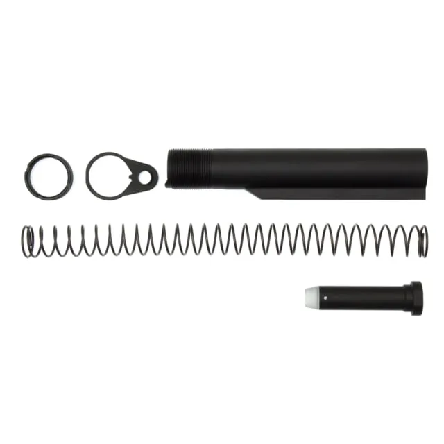 CMC Triggers AR15 6-Position Carbine MIL-SPEC Enhanced Buffer Tube Assembly Kit Black