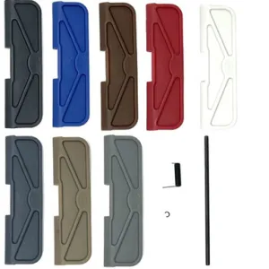 Polymer AR-15 Ejection Port Cover Kit, Red