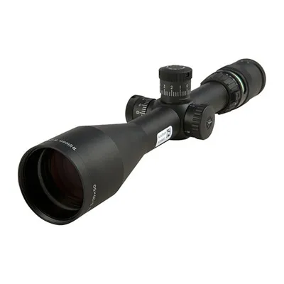 Accupoint 5-20x50mm SFP Illum Green Mil-Dot Crosshair Black